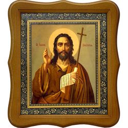 Иоанн Креститель. Икона на холсте.