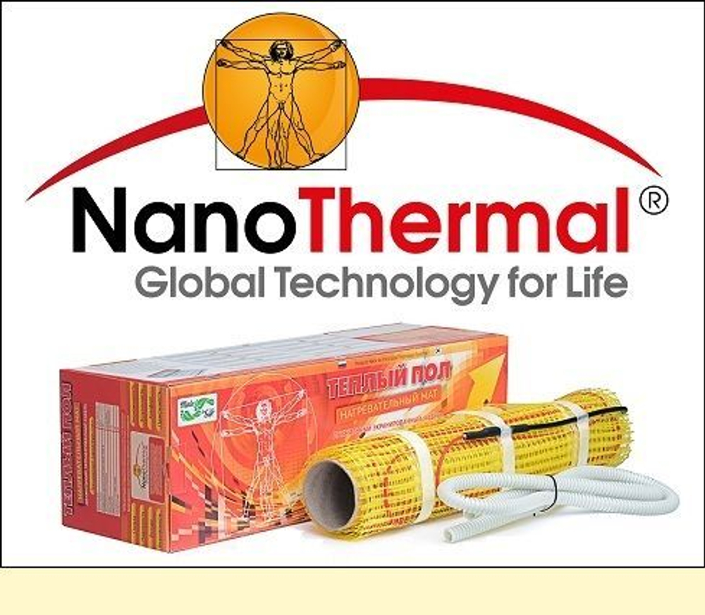 Нагревательный мат NanoThermal (2,5 м²)