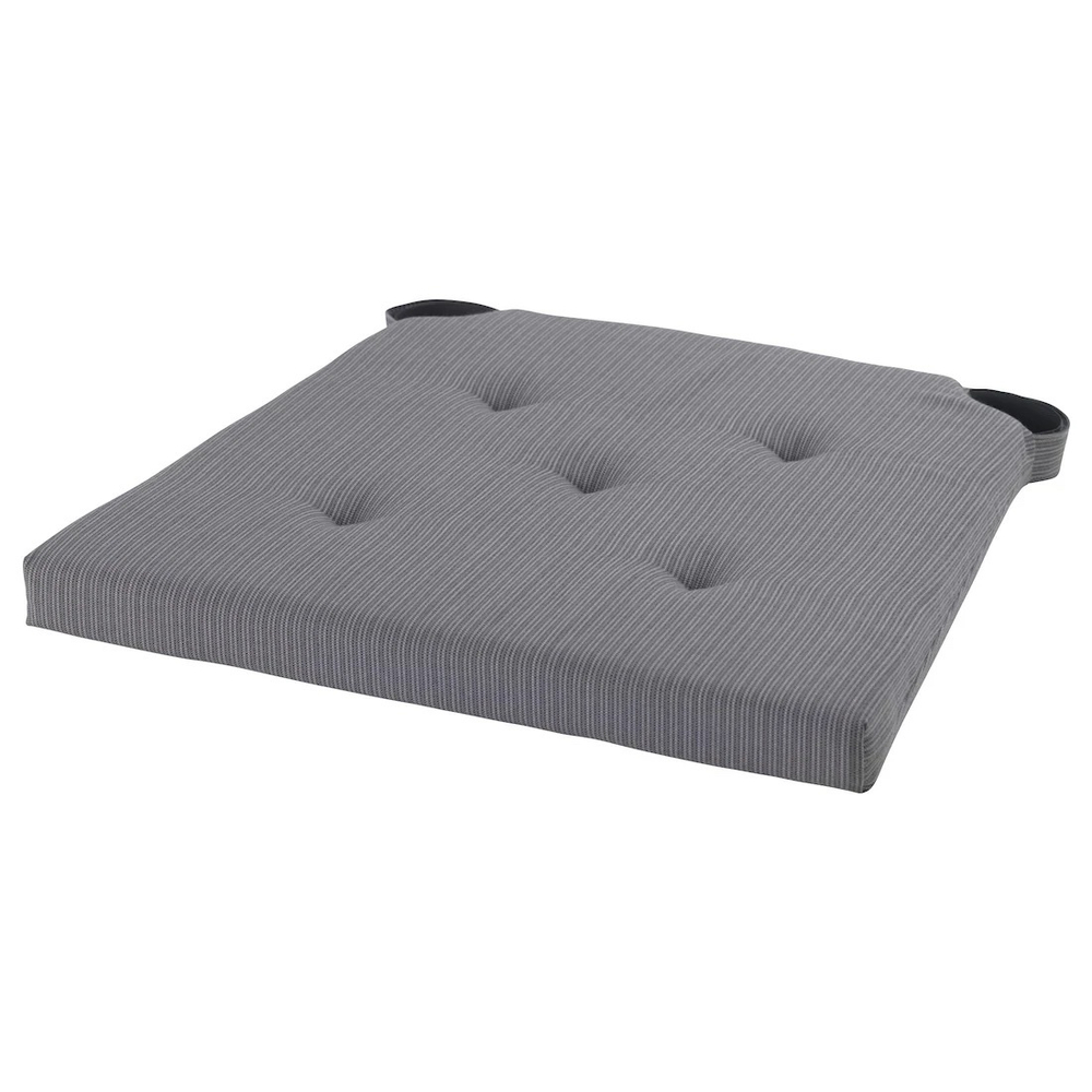 Подушка на стул JUSTINA, серый, 42*40*4 см