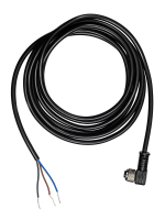 Кабель с разъёмом 2 метра. Разъём M8 угловой. 3-pin KJT-J8A3-LY