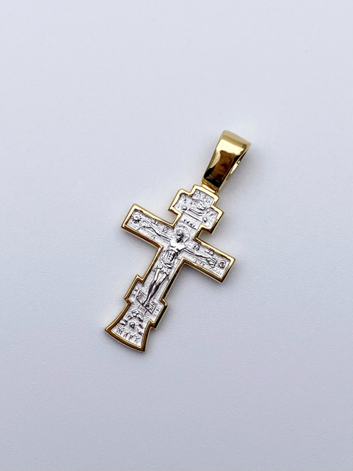 Крест из серебра/Позолота