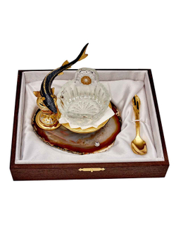 Икорница на агате