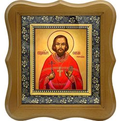Сергий Мечев священномученик. Икона на холсте.