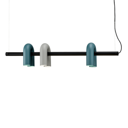 Pendant design lamp-трек Cirkus by AGO Lighting (Blue/Grey)