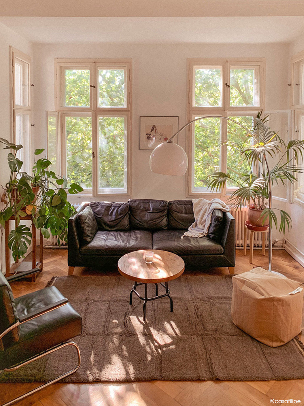 Шерстяной стираемый ковер Lorena Canals Steppe Sheep Brown L (170 x 240 см)