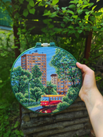 Набор для вышивания крестом Искусница "Городское кольцо"