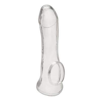 Прозрачная насадка на пенис Transparent Penis Enhancing Sleeve Extension - 15,9 см. (Цвет: прозрачный)