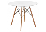 Стол деревянный Woodville Table 80 white, wood