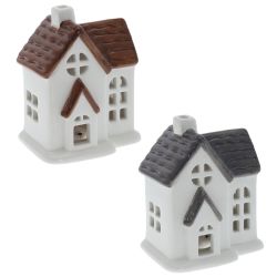 GAEM Изделие декоративное "Домик" с подсветкой (LR44x2), L8,5 W6,5 H11 см, 2в.