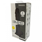 Реалистичный фаллоимитатор SilexD Model 1 (20,5×4,5 см), темно-коричневый