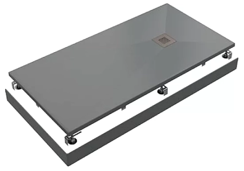 Поддон литьевой Good Door Essentia 80x160 Графит