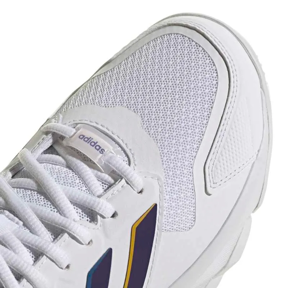 Женские Кроссовки теннисные Adidas CourtJam Control 3 W - footwear white/core purple/footwear white