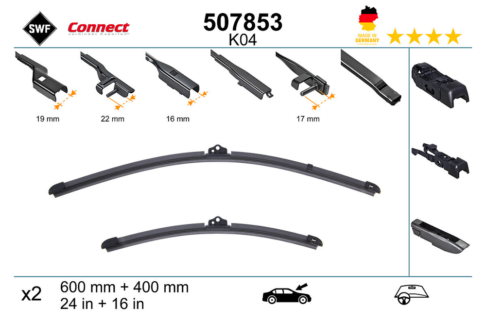 SWF - 507853-SWF - Wiper Blade