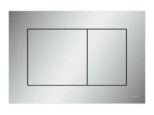 Панель смыва TECEnow для системы двойного смыва, материал пластик, цвет панели хром матовый