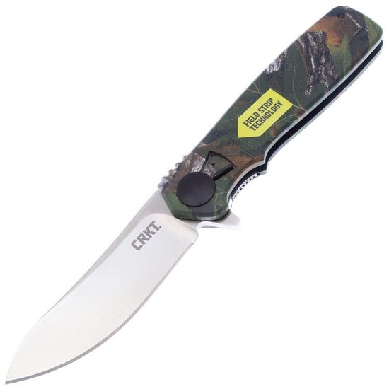 Складной нож CRKT Homefront Hunt Realtree APG c клинком из стали 1.4116, рукоять GRN