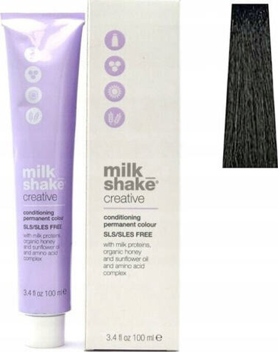 Milk Shake Milk Shake, Creative, SLS/SLES-Free, Permanent Hair Dye, 3.03NN Dark Brown, 100 ml For Women