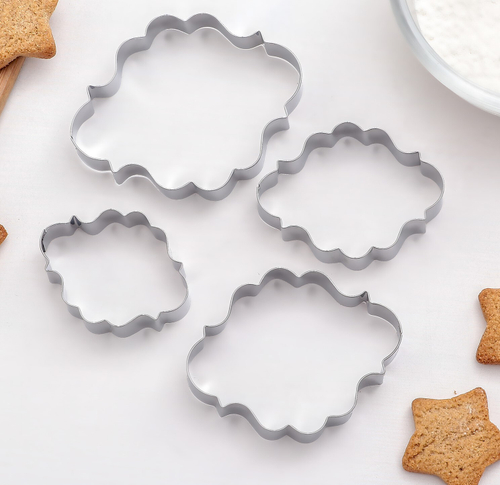 Форма для печенья "Рамка для фото" набор 4 шт