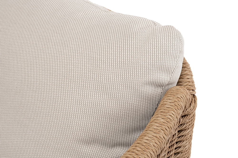 "Аликанте" лаунж-зона из искусственного ротанга, цвет соломенный