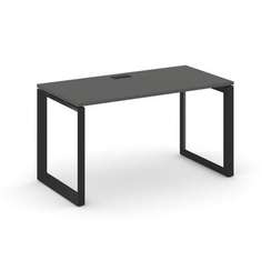 Style Project Стол письменный SN-59O.SP-011 Антрацит/Металл Черный/Черный Заглушка 980*700*750