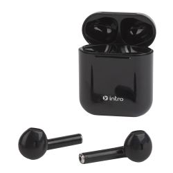 Intro BI1600 Bluetooth-гарнитура сенсорная ultra slim, с зар. кейсом, черная | Intro Bluetooth гарнитуры
