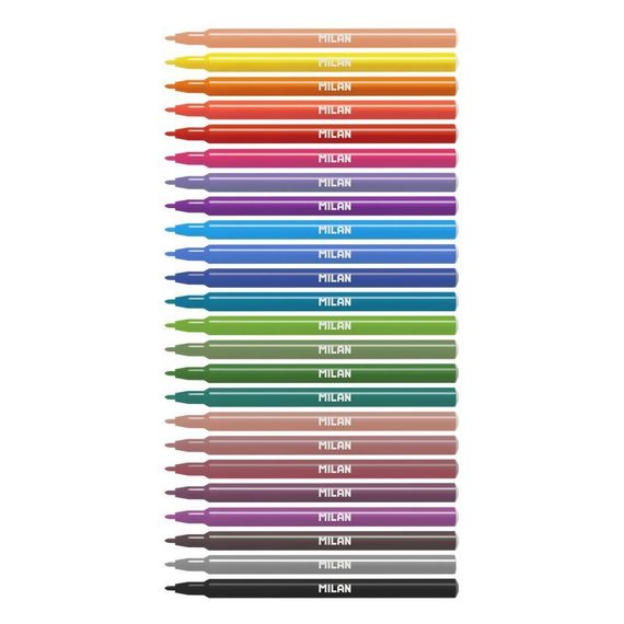 Flomaster \ Фломастер \Box 24 water-based mılan fıbrepens