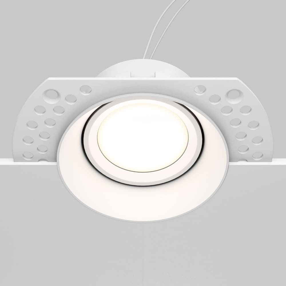 Встраиваемый светильник maytoni technical dl042-01-rd-w