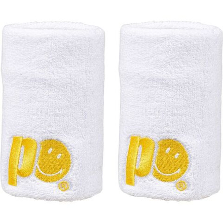 Теннисные напульсники Frotka Prince X Smiley Wristband Long 2P - white