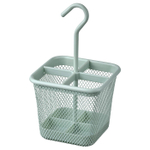 Подставка для столовых приборов IKEA UPPDATERA (УППДАТЕРА), Бледно-зеленый, 12x12 см, 6 л