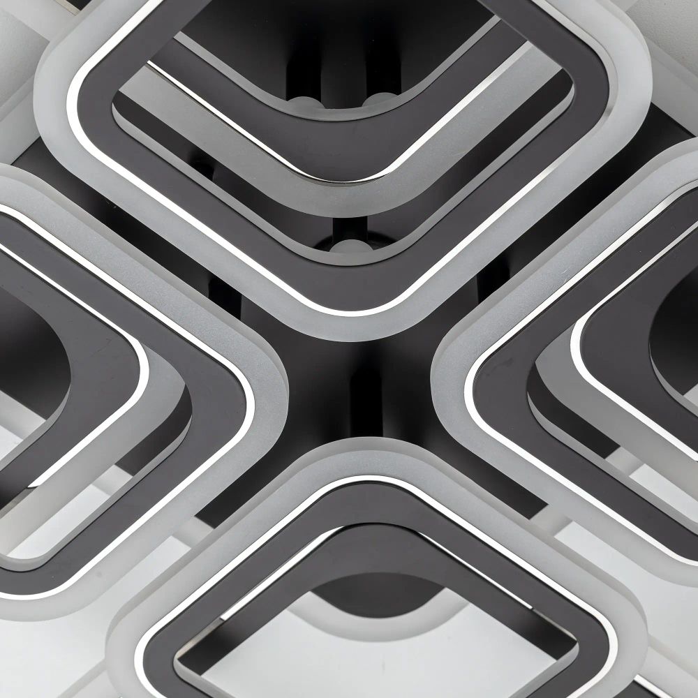 Citilux Марсель Смарт CL232A185E RGB Умная люстра Чёрная