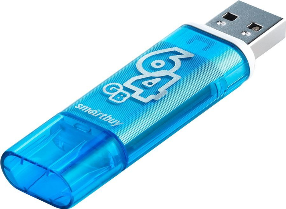 64GB USB Smartbuy Glossy series dark blue