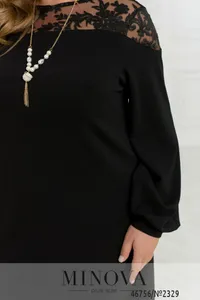 Платье 2329-черный Minova
