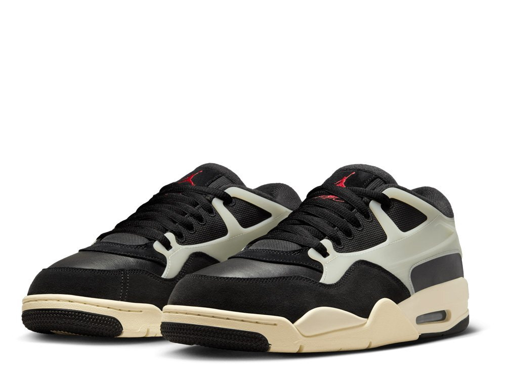 Баскетбольные кроссовки Air Jordan 4 RM Black/Gym Red Sail-Coconut Milk