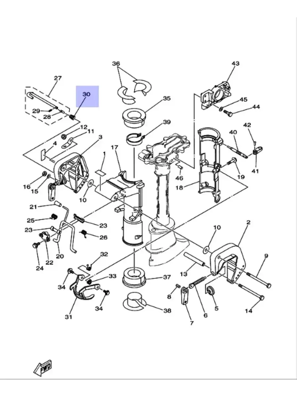 Пружина штока 9050208M0500