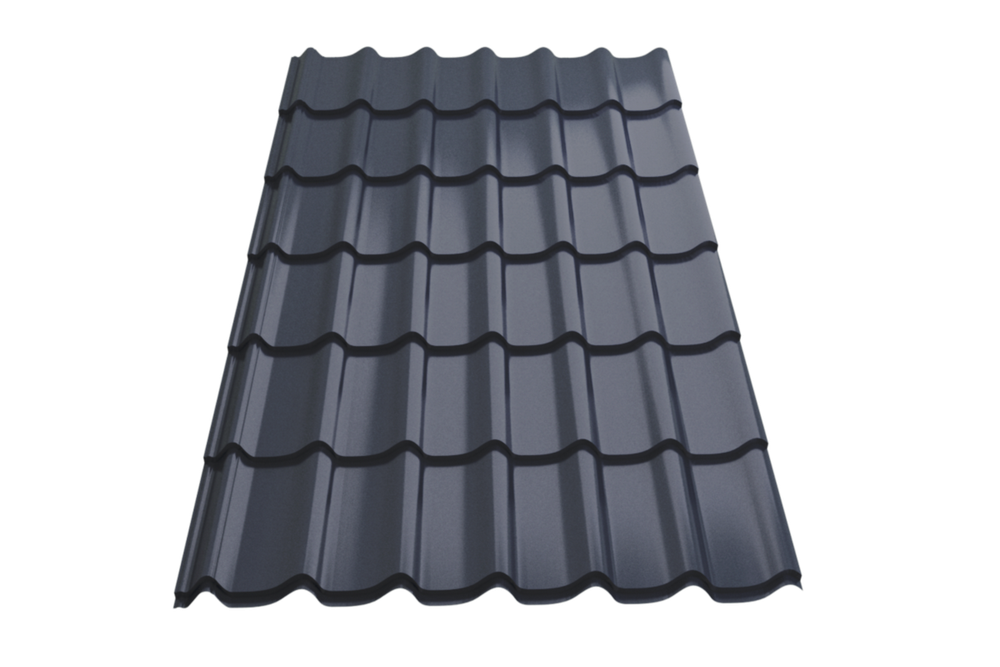 Профиль металлический типа "Монтеррей"-21 RAL 8017 0,5 Texture*1190*