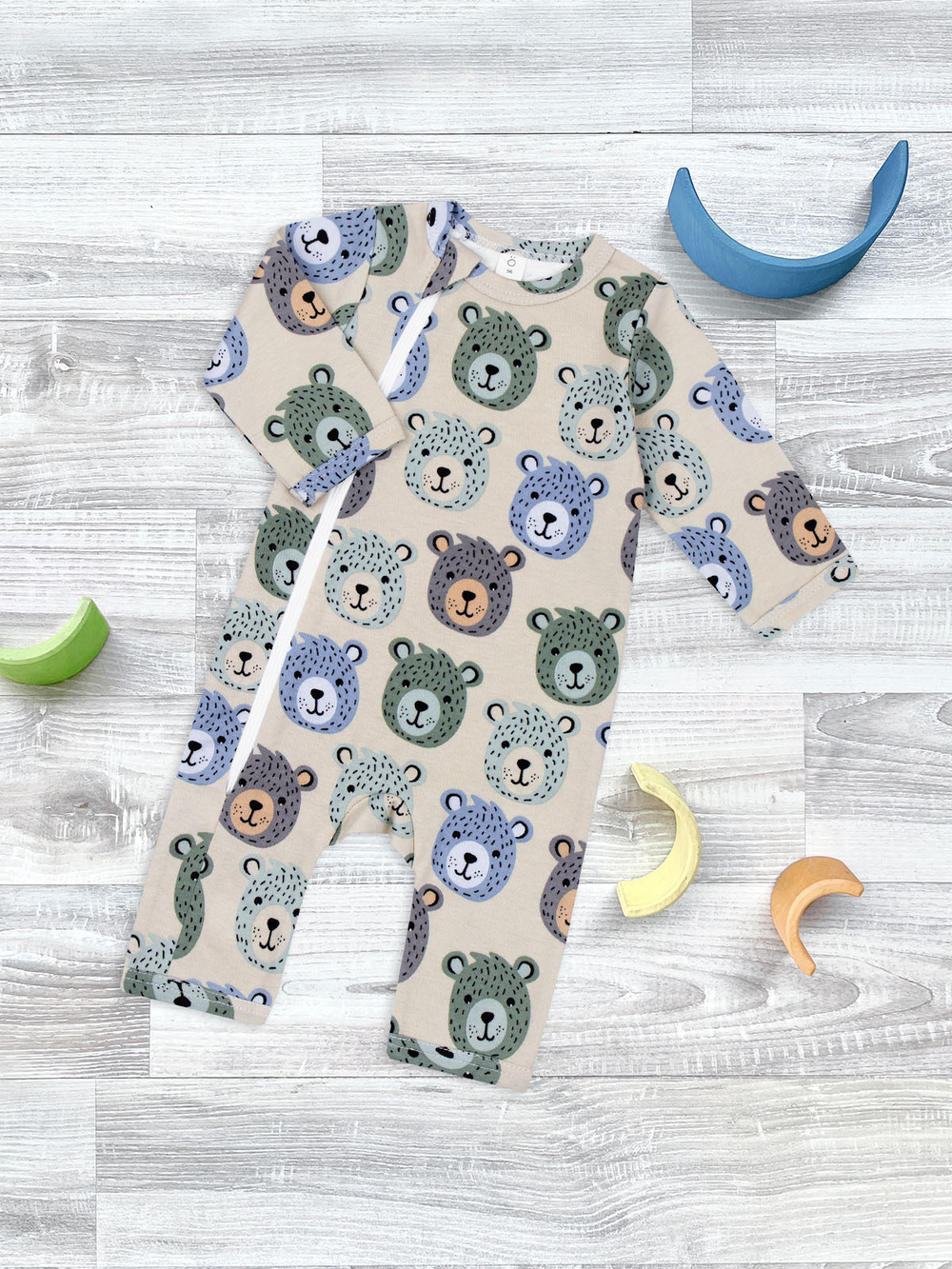 Комбинезон Mjölk Grizzly Bears, на окантовке, уценка