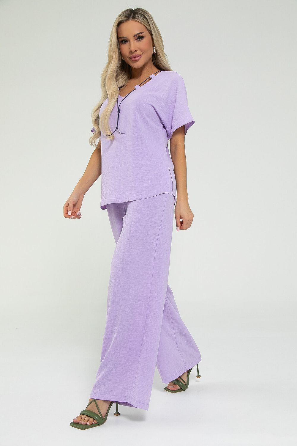 Костюм Свободный вечер НЬЮ (лавандовый) К12671-15 LT Collection