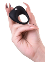 Черное эрекционное виброкольцо 2,7см Erotist Toys Cock Ring Cosm