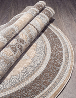 Ковер 04037C - GREY / BROWN - Овал - коллекция ARMINA размер 80*150 см