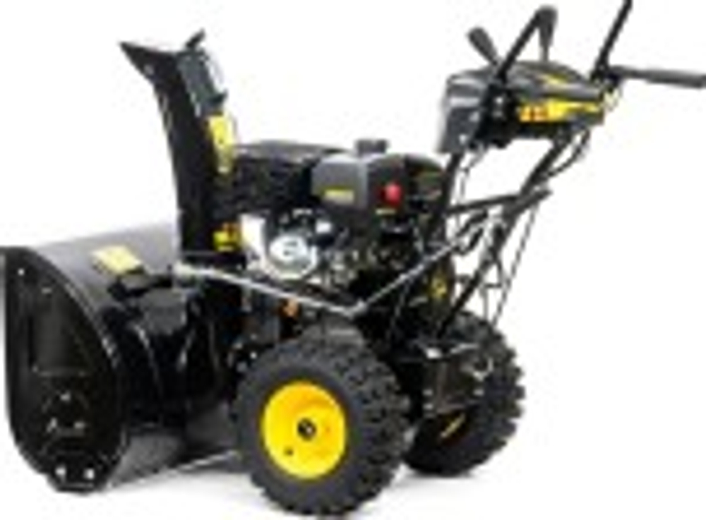 Снегоуборщик бензиновый электростартер выброс 15 м CHAMPION ST1376E