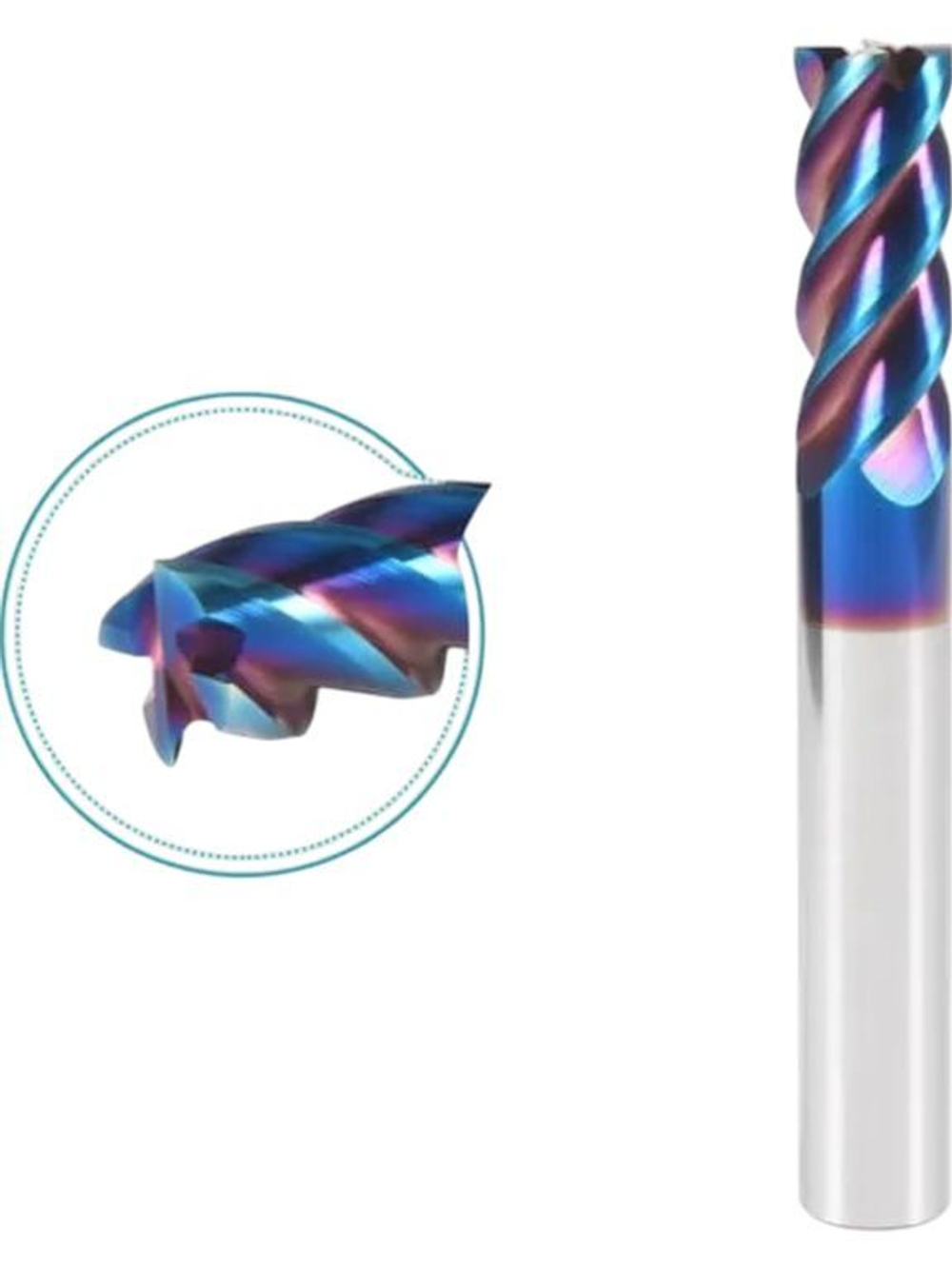 Твердосплавная фреза с покрытием naco blue