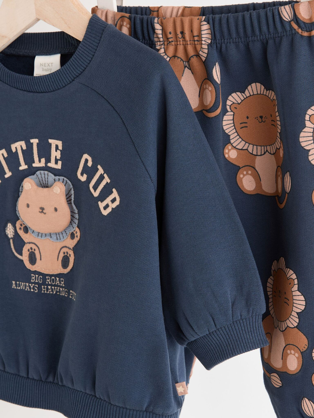 Свитшот и спортивные брюки в комплекте для малышей Next Q96-920, Темно-синий
