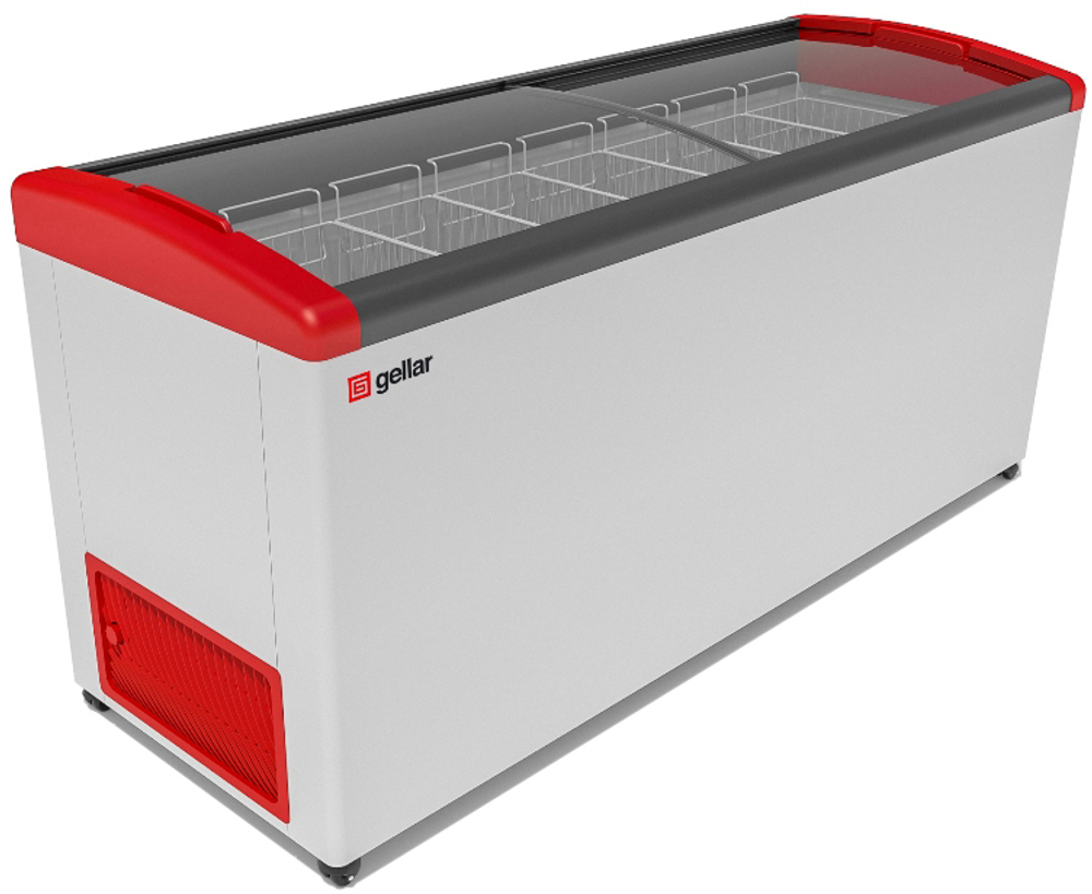 Ларь морозильный Frostor GELLAR FG 700 E красный