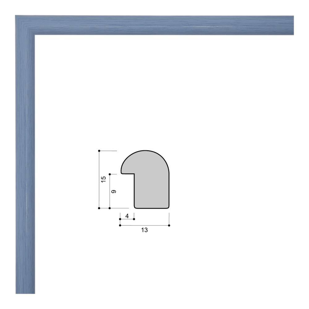Фоторамка 15х21 см голубая, арт. 1521.592562