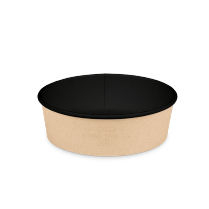 OSQ Упаковка Round Bowl черный 620 БЕЗ КРЫШКИ (1/45/270)