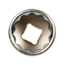 KING TONY (233013M) Головка торцевая стандартная двенадцатигранная 1/4", 13 мм