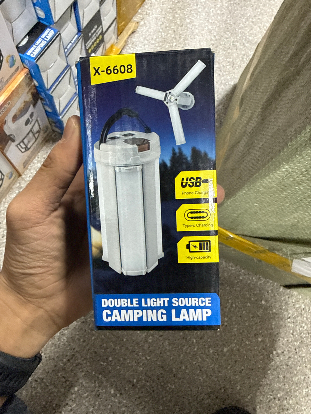 фонар кемпинг 6608