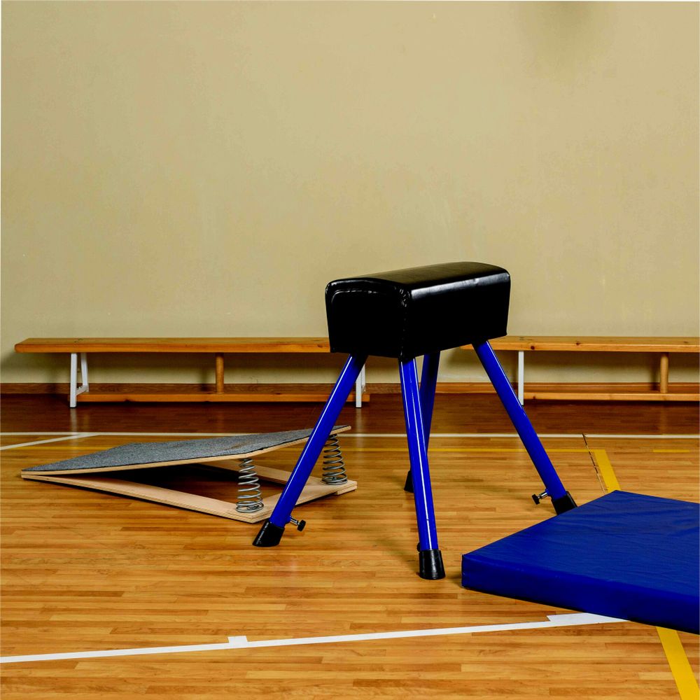 Мостик гимнастический подкидной - деревянная рама - фанера на пружинах