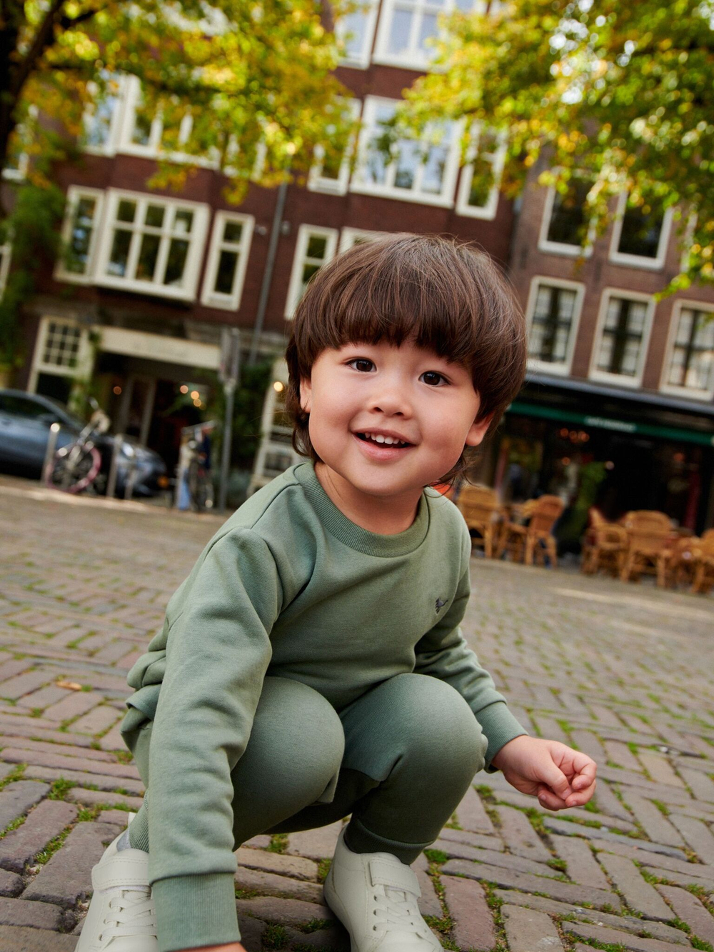 Толстовка и джоггеры в комплекте для мальчика Next 737-709, Хаки