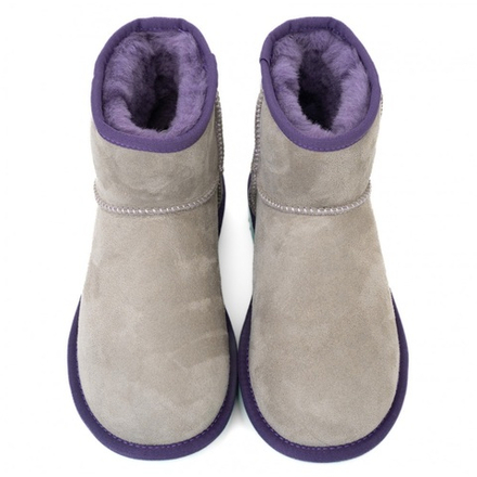UGG Classic Mini II Grey-Aqua
