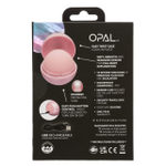 Розовый вибромассажер Opal Smooth Massager (Цвет: розовый)